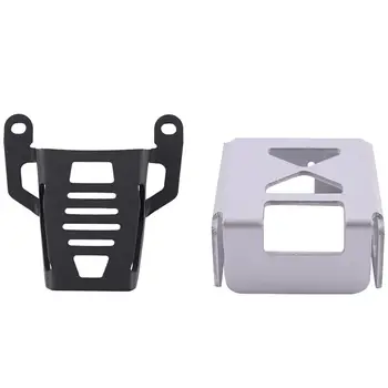 

Motorcycle Parts Exhaust Flap Guard Cover Protector with Rear Brake Reservoir Cup Cap Guard Oil Tank Cover Protector