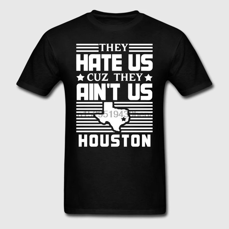Мужская модная футболка Hate Us Cuz They is not Us-Хьюстон | одежда