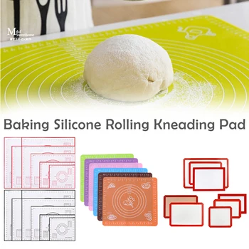 

Kneading pad Silicone pad Large chopping board Rolling pad and thickened baking pad Kneading pad Non-stick pad 26x29cm-1