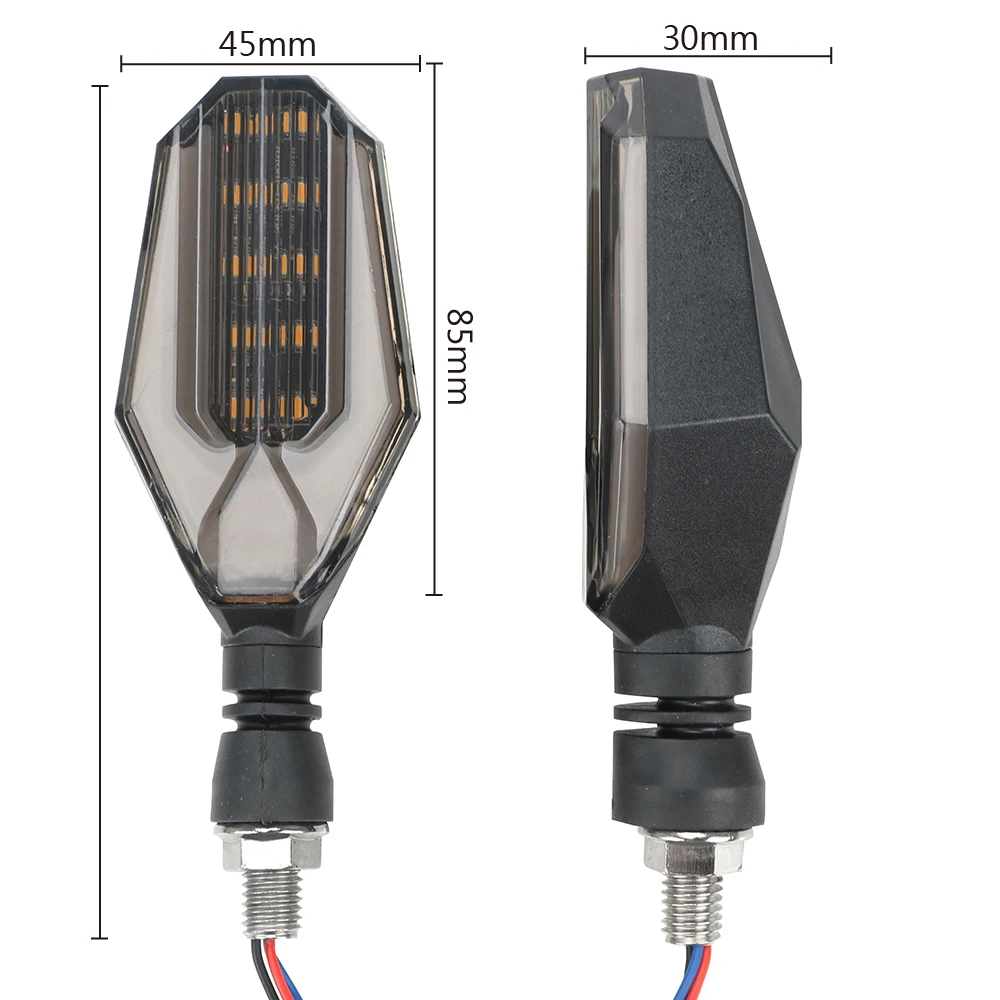 LEEPEE 2 шт./компл. 18LED мотоцикл поворотные сигнальные огни супер яркий индикатор лампы Moto сигнальные огни Универсальный