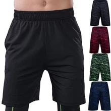 Мужские быстросохнущие спортивные шорты для бодибилдинга, спортивная одежда для бега, мужские футбольные теннисные тренировочные пляжные шорты, тренировочные шорты