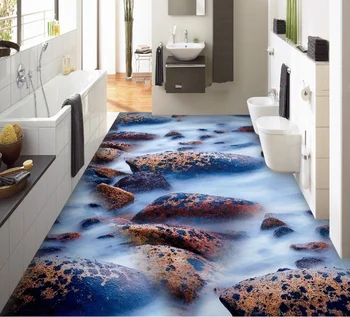 

[Self-Adhesive] 3D Stone 1333 Floor Wallpaper Mural Wall Print Decal Wall Murals