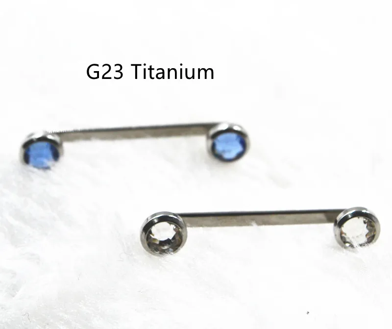 G23 Titanium Shine Body Piercing Jóias, barra