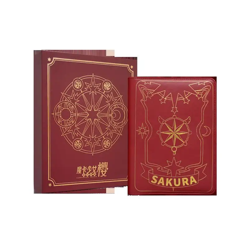 Новая аниме карта Captor Sakura прозрачная карта записная книжка Закладка Подарочная коробка открытка Косплей Подарки для фанатов