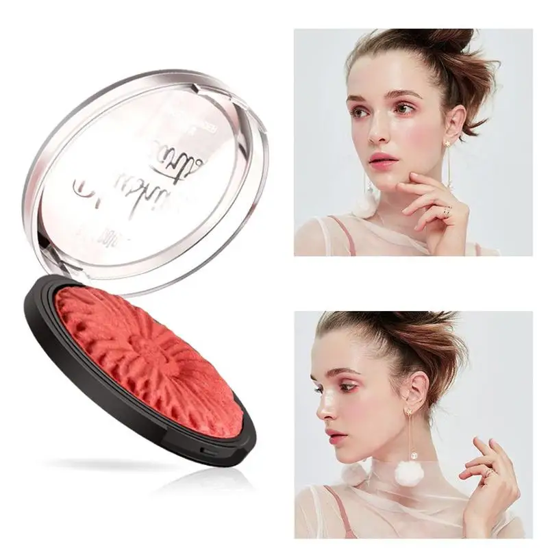 Макияж Румяна натуральное масло контроль свечение пудра длительное