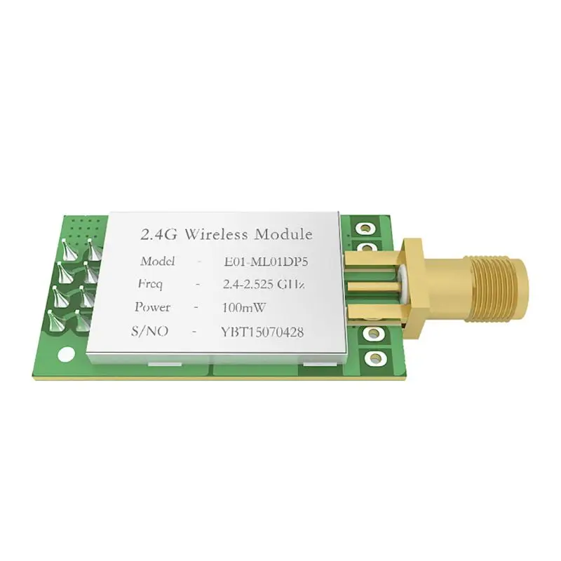 

E01-ML01DP5 Long Range SPI nRF24L01P 2.4Ghz 100mW SMA Antenna IoT Wireless Transceiver Transmitter Receiver nRF24L01P RF Module