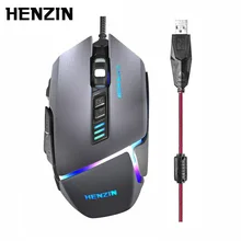 Профессиональная Проводная игровая мышь, 7D dpi, регулируемая компьютерная, светодиодный, оптическая мышь, USB кабель, мышь 3200 dpi для ноутбука, ПК, геймера