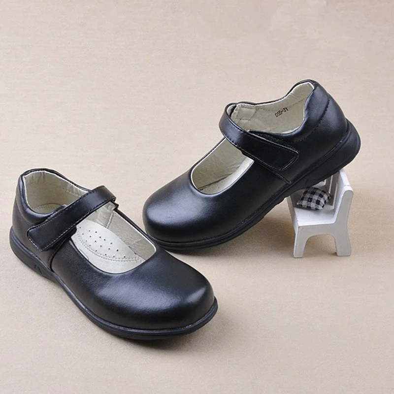 girls shoes Children Girl Student Shoes School Black Leather Shoes Girls Fashion Princess Shoes Kids Classic Glowing Uniforms Sinlge Shoes slippers for boy