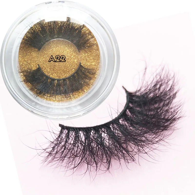 25 мм норковые ресницы накладные поставщик натуральные длинные мягкие премиум