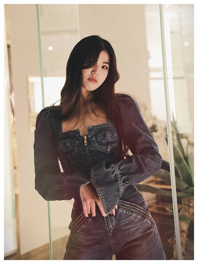 Женские блузки WHITNEY WANG осень 2019 модная уличная одежда сексуальные короткие