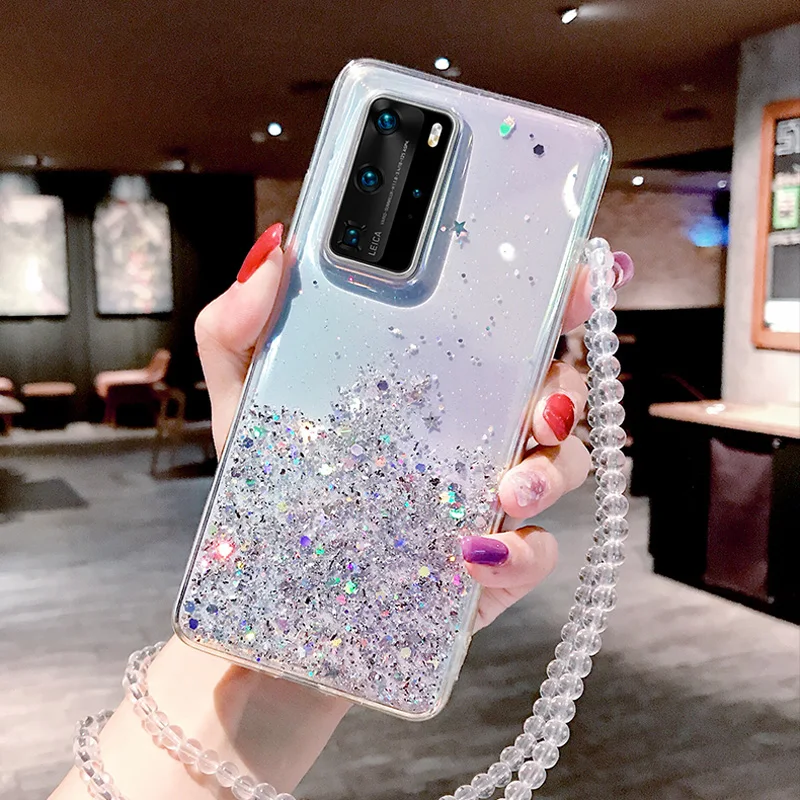 Bling Long Lanh Mềm Mại Dành Cho Huawei Honor 8A 8S 8X 9A 9C 9S 9X Pro 10i 10 Lite 20 Y7A Y7P Y6P Y5P P Thông Minh 2021 Y5 Y6 2019 Ốp Lưng Huawei dustproof case