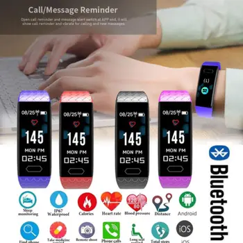 

Fitness Smart Watch Activity Tracker WomenMen Kids For Android iOS Heart Rate