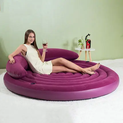 sofa cama dupla colchao inflavel romantico grande 02