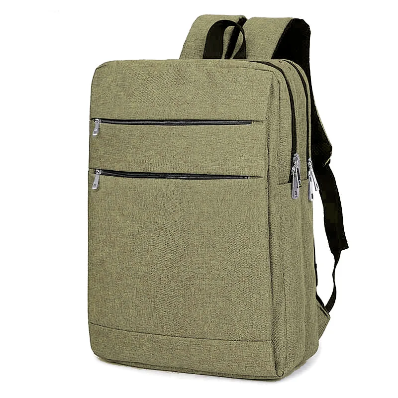 

2016 New Style Korean-style Men's Solid Color Computer Business Casual Backpack Double Layer Gift College Student School Bag