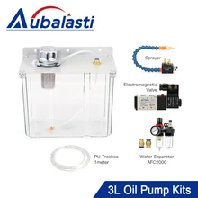 Aubalasti bomba de óleo lubrificante automática, lubrificador eletromagnético para máquina cnc, 1l, 2l, 220v