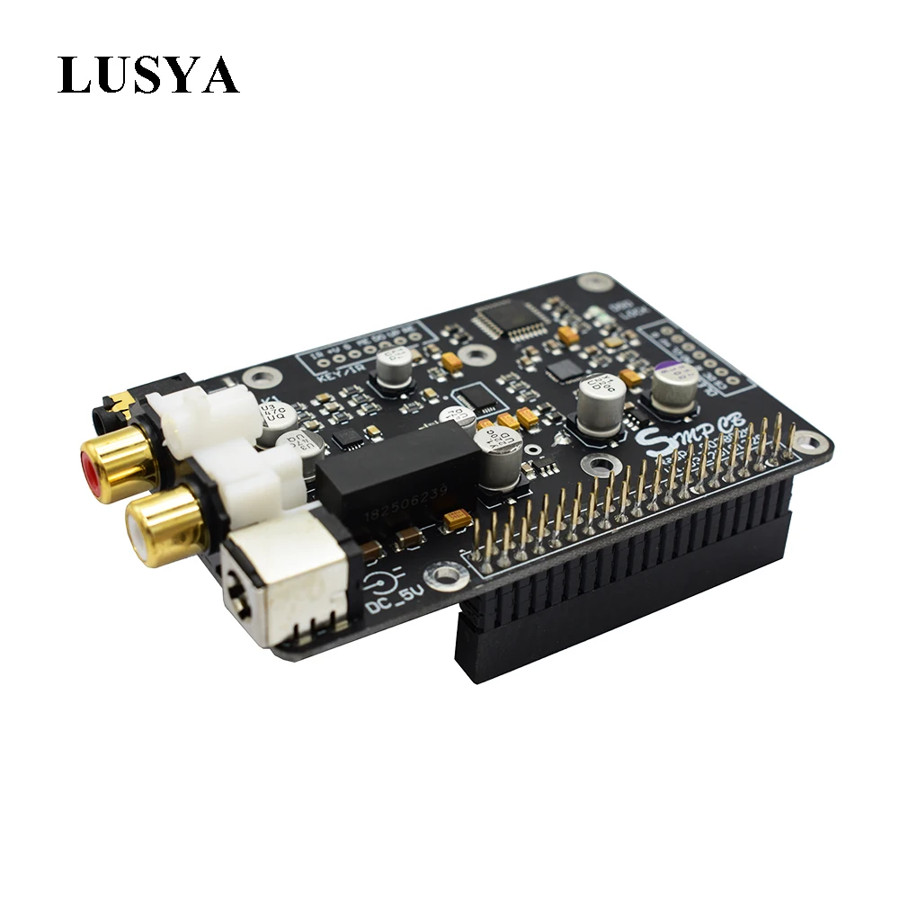 Lusya ES9038Q2m Digital Broadcast Decoder Board OPA1612 Op I2S 32bit/384K DSD128 DAC For Raspberry Pi 2B 3B 3B+ 4B  G3-001
