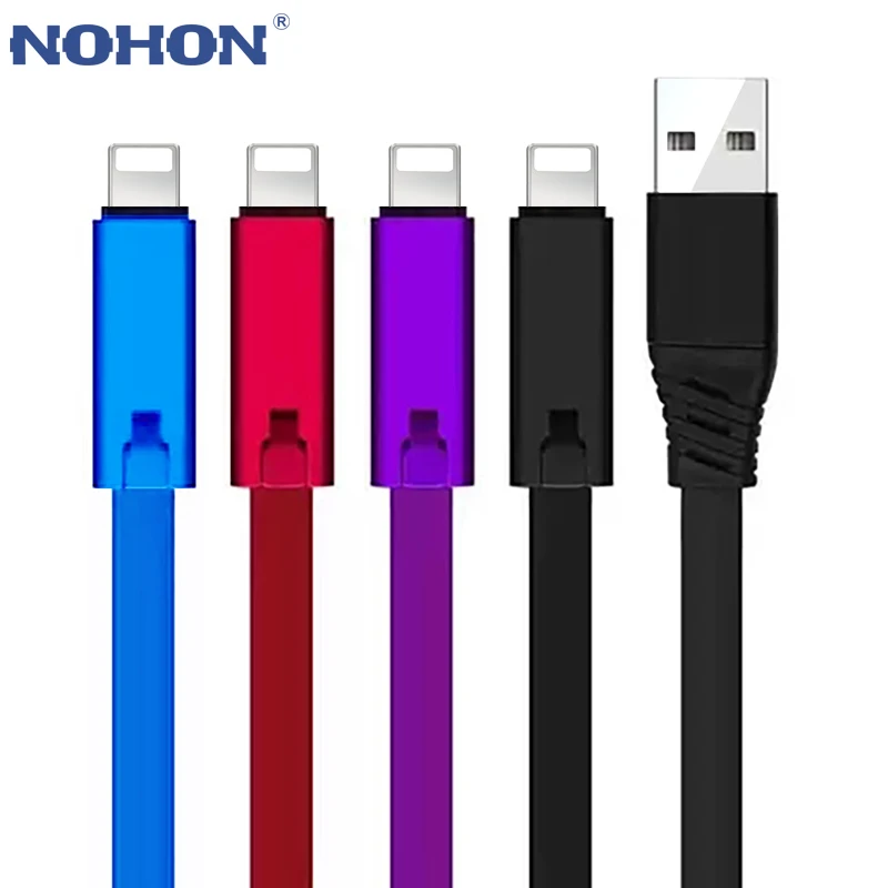 NOHON Regenerate Micro Type C 8pin USB Cable Fast Charging For iPhone 7 6 6S Plus iOS 10 9 8 Android Xiaomi Mi5 Repairable | Мобильные