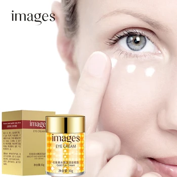 

INAGES Gold Eye Cream Anti-Puffiness Remove Anti-Wrinkles Anti-Aging Eye bag Remove Dark Circle Moisturizing Skin Care Beauty