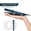 Mini Professional 2 in 1 Portable Hair Curler Hair Straightener Flat Iron Hairs Straightening Corrugated Iron Styling Tools 48 3