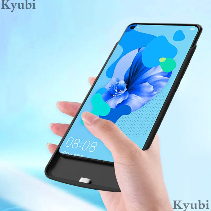 6500 мАч Зарядное устройство высокой мощности чехол для huawei Nova 5 5i Pro внешний портативный беспроводной зарядный чехол для huawei Nova 5 5i
