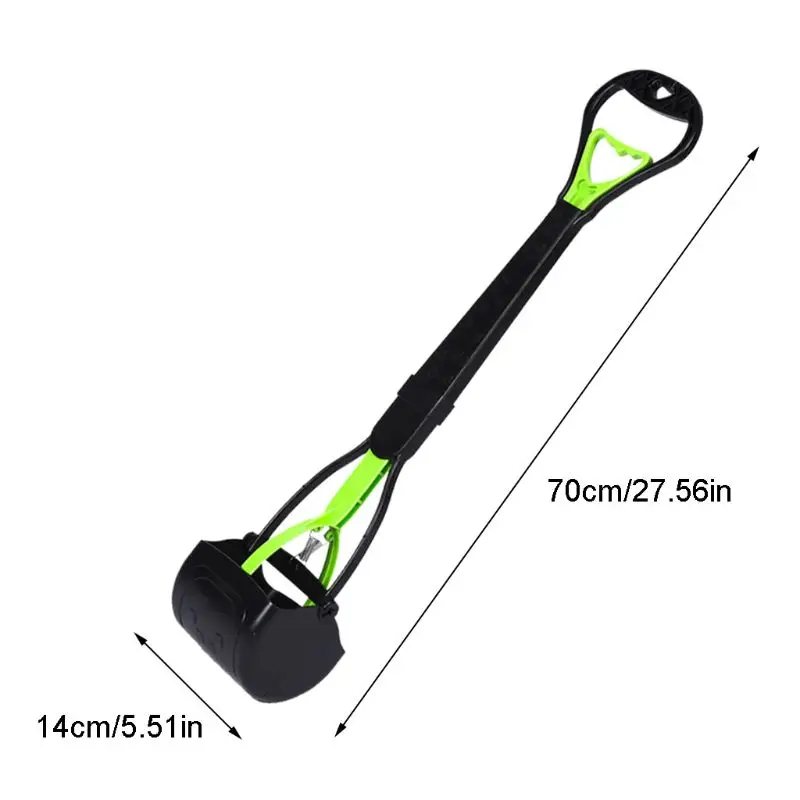 Прочная пружинная длинная ручка для домашних животных Pooper Scooper для собак и кошек