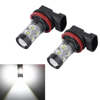 

1PC H8 H11 50W 6000K Chips LED Car Fog Light Fog Lamp LED Headlight Fog Driving Lights Bulb 12V Xenon White