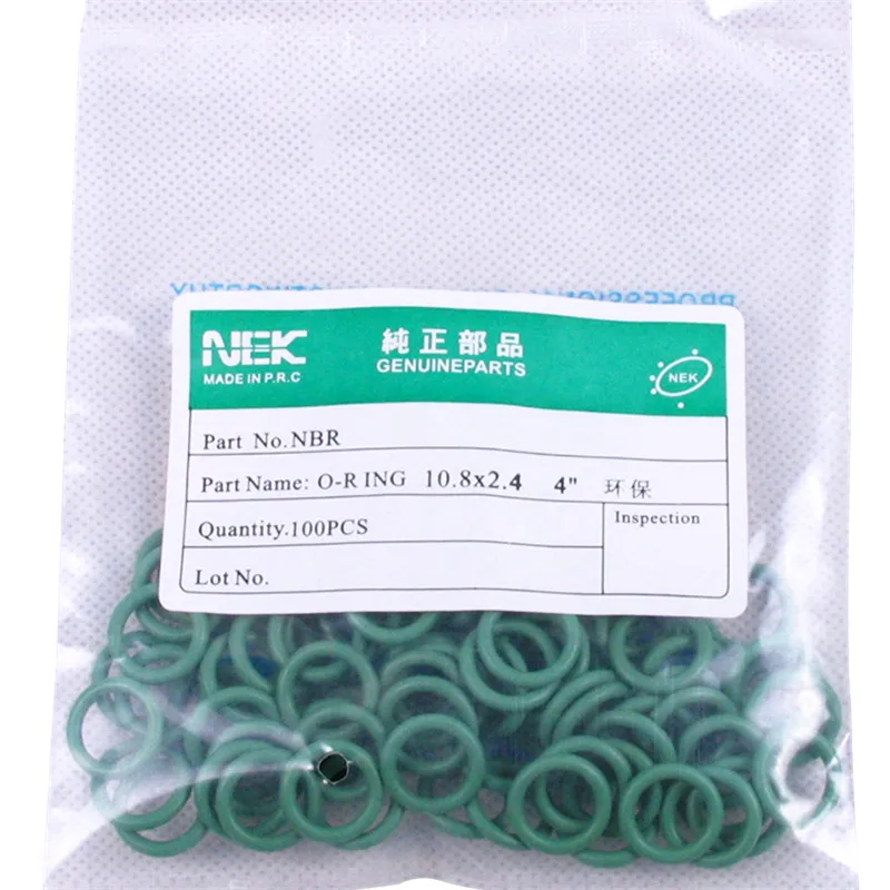O Ring Set 70pcs( 10.8*2.4mm ) #8 R134a NBR Rubber High Temperature Resistance Car Air Conditioning valve 5/16 3/8 1/2