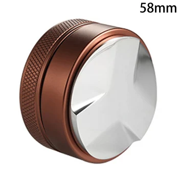 

58mm Smart Coffee Tamper Adjustable Leveller Stainless Espresso Press Tool Slopes Base Thread Distribution Tools