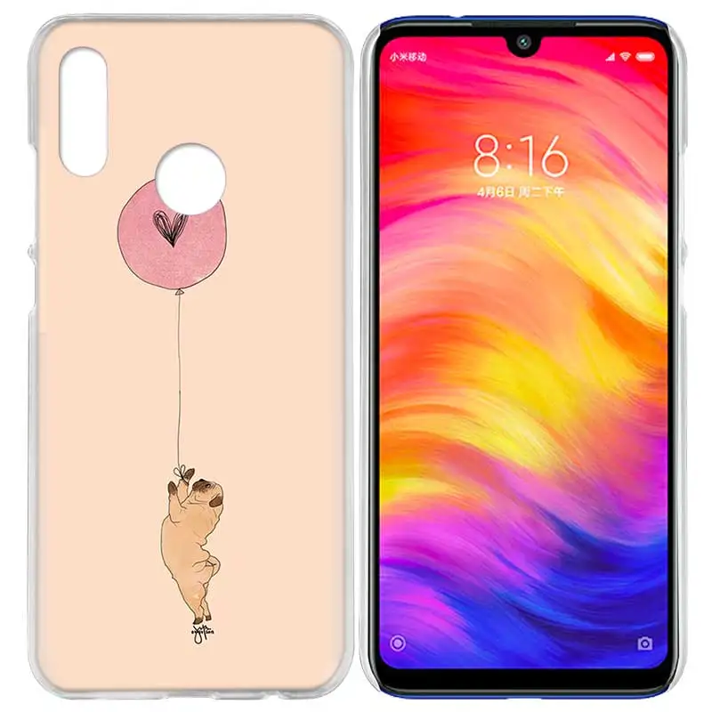 09 Чехол для Xiaomi Redmi Note 7 7A фотоаппаратов моментальной печати 7S 6 6A 5 Y3 K20 mi 8 до 9 лет CC9 CC9E A1 A2 A3 играть F1 Lite рro плюс французское кружево ткань собака породы Бульдог - Цвет: 09