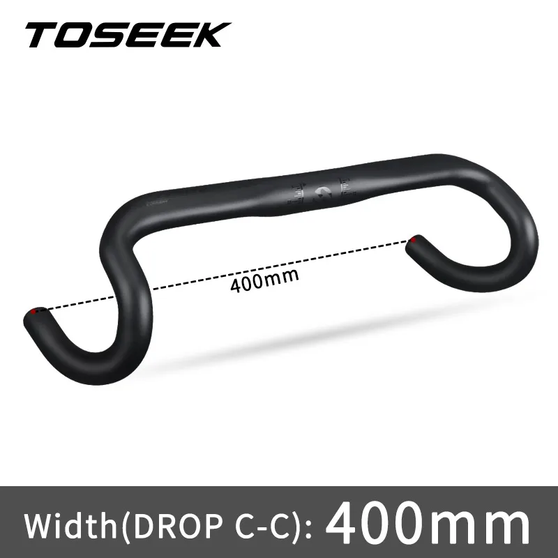 Guidon de course GPO plaque de fourche 7 cm carbone mat