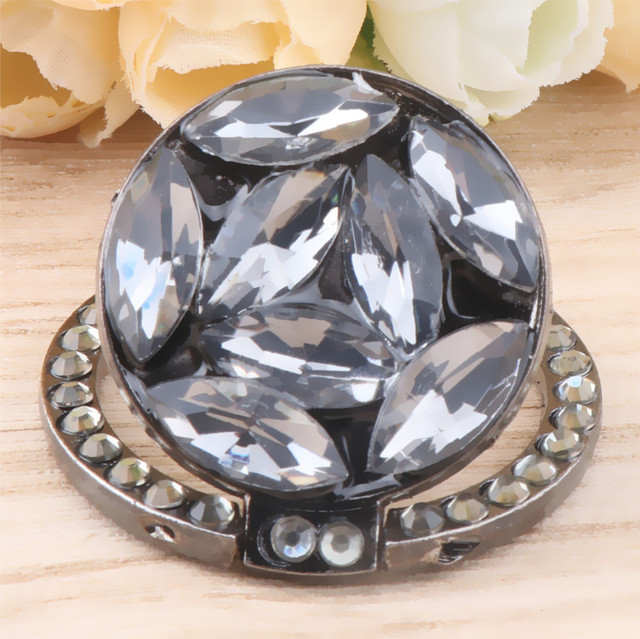 Luxury Bling Diamond  Phone Holder Foldable Portable Lazy Bracket Smartphone Finger Ring Stand Cartoon For iPhone11 XS