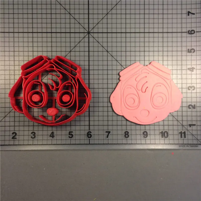 3D печатные пластиковые детские Мультяшные лапы собака лицо легко торт украшения кекс идея помадка печенья резак набор