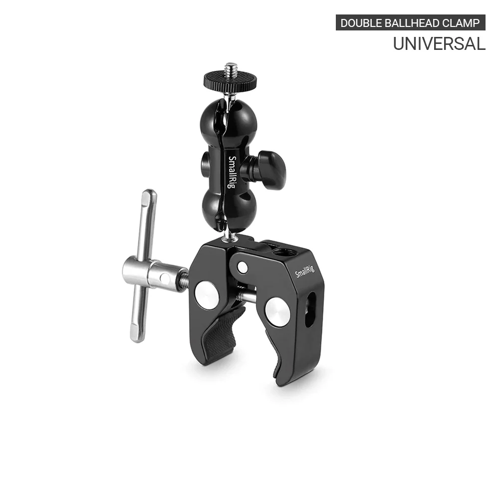 SmallRig Cool Ball Head Adapter Arm V4 Multi-function with Bottom Clamp For DJI Ronin Gimbal DSLR Camera LCD Monitor LED - 1138