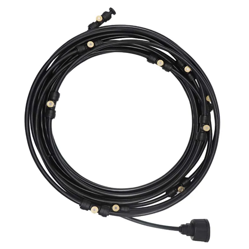 

Garden Irrigation Sprayer Misting Cooling System Kit for Patio Watering Irrigation Fog Misting spray Kit 6 M-18 M