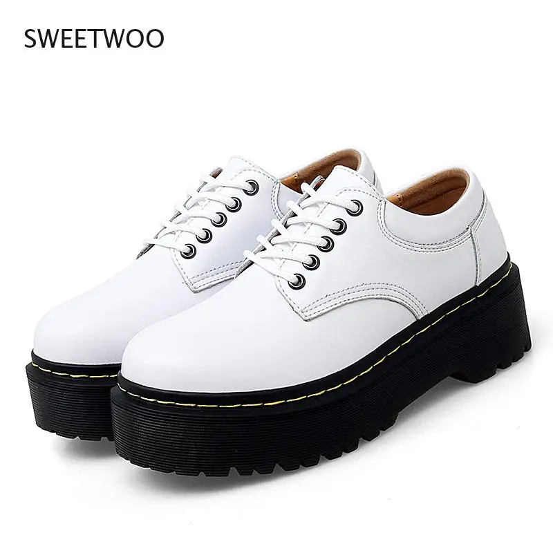 Fashion Women Shoes Square Heel Female Footwear PU Shoes Upper Waterproof Shoe Women Shoes 35-41