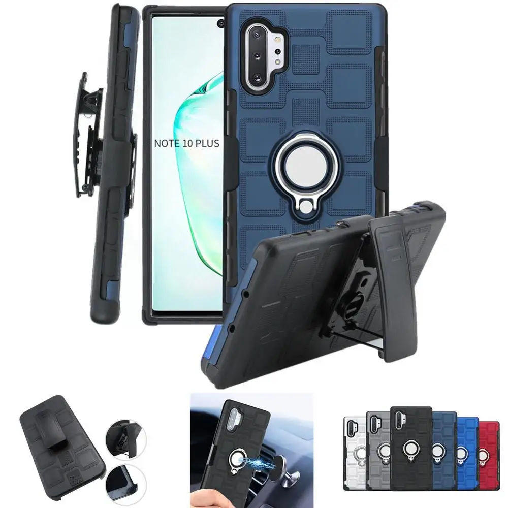 Чехол для Samsung Galaxy Note 10 + 5G S8 S9 S10 Plus 8 9 чехол с поворотным зажимом ремня A8 A7 A9 J4 J6 J3 J7 J8