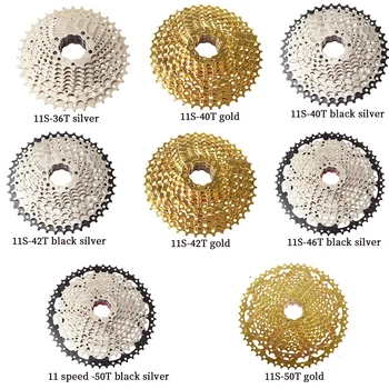 

SUNSHINE MTB bicycle flywheel 11 cassette flywheel 11-40 42 46 50T bicycle flywheel 11 22 33 gearbox flywheel for Shimano