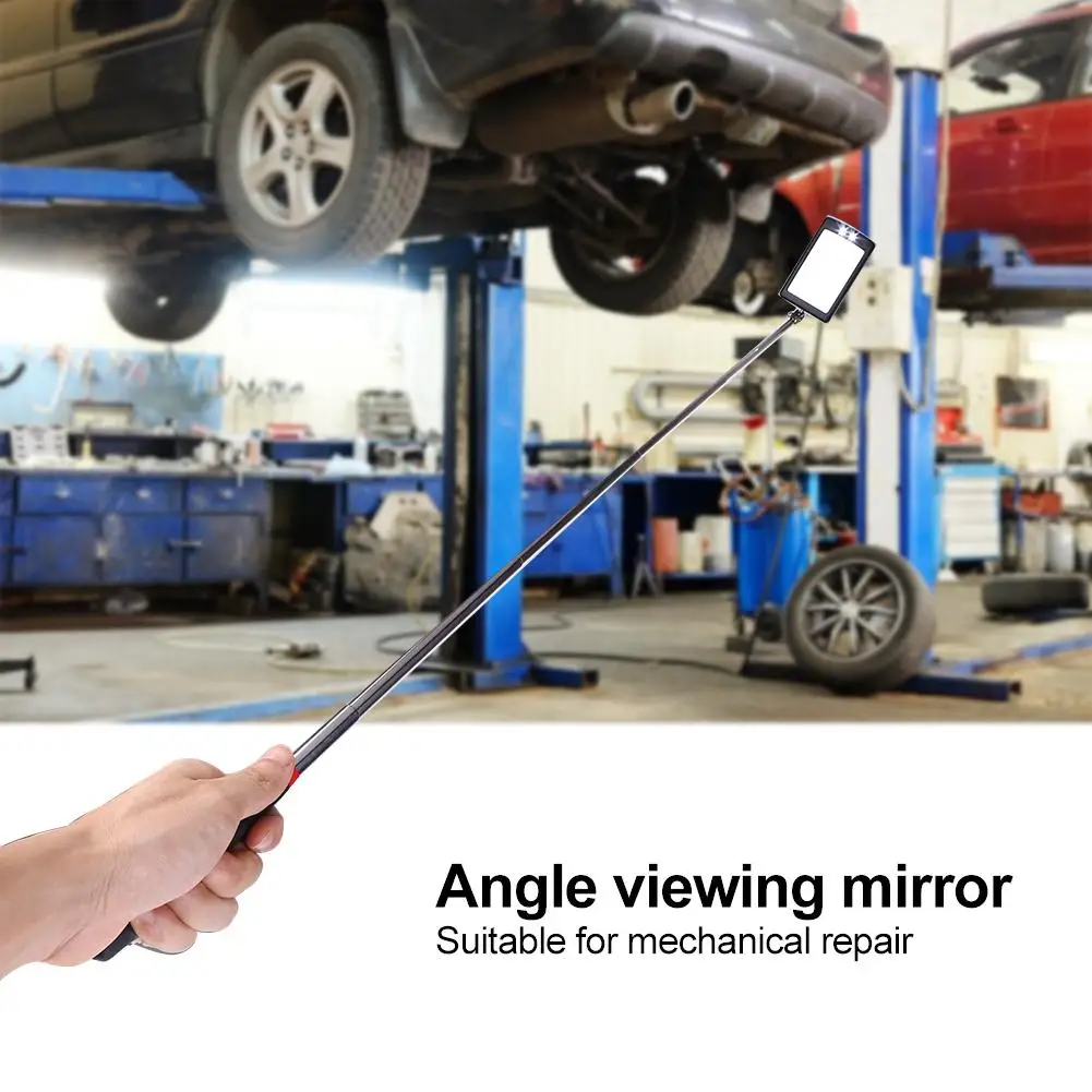 Adjustable Car Angle View Pen Automotive Telescopic Detection Lens Telescoping Inspection Mirror Extending Flexible
