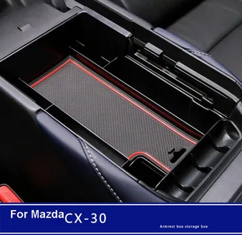 

For Mazda CX30 CX-30 2020 Accessories Central Control Storage Box Modification Multifunctional Armrest Decorative Organizer Case