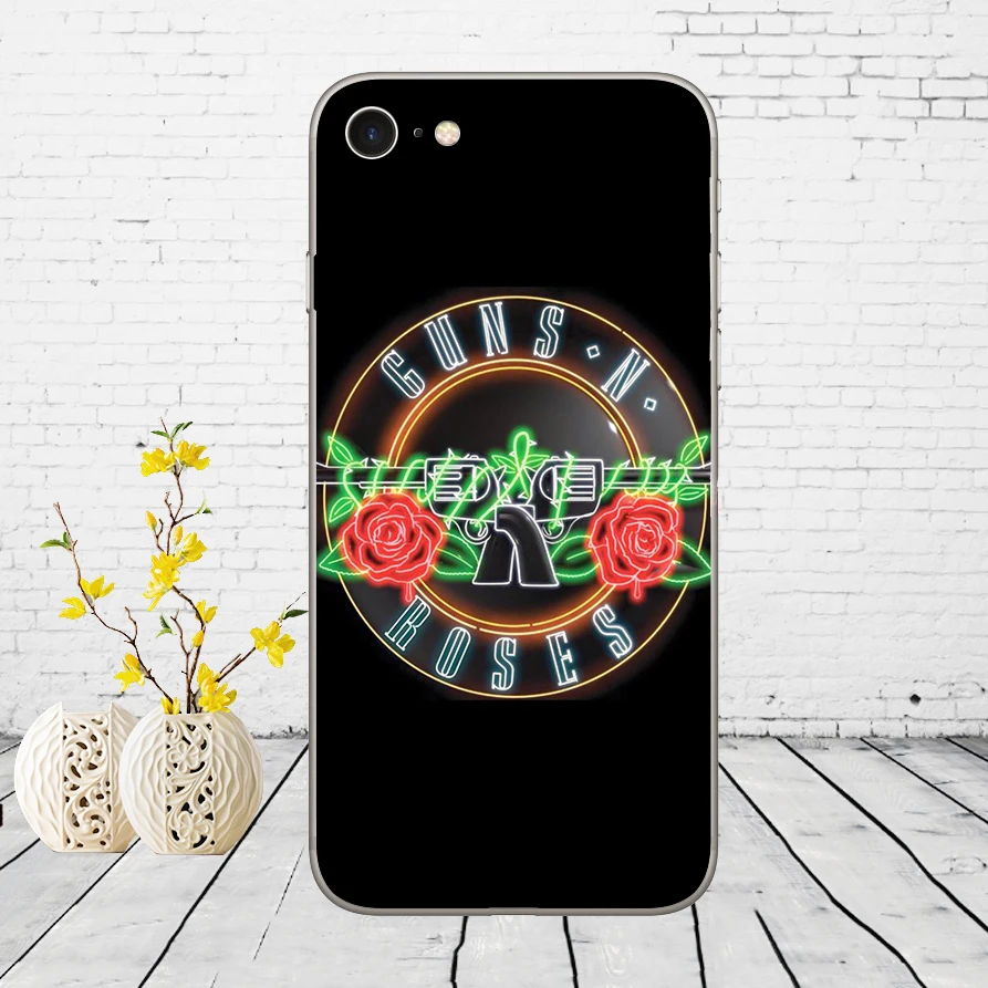 15 35DD guns n roses Мягкий силиконовый чехол для iPhone 5 5S SE 6 6s 8 plus 7 7 Plus X XS SR MAX чехол - Цвет: 15