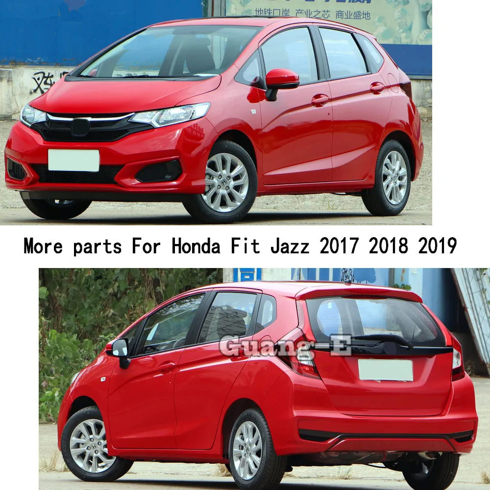 For Honda Fit Jazz 17 18 19 Car Styling Body Cover Trim Back Tail Rear Light Lamp Frame Sticker Panel Parts Hoods 4pcs Chromium Styling Aliexpress