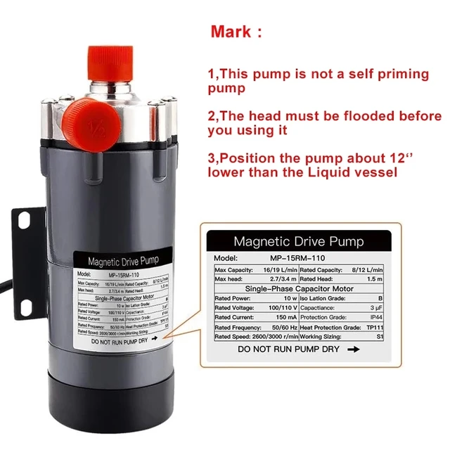 15R Mágneses Szivattyú És Rozsdamentes Acél Wort Heatercserő, 9,52*0,5*10 M Ellenáramú Sörhözés, Eu/Us Plogich Magnictive Pump - Image 4