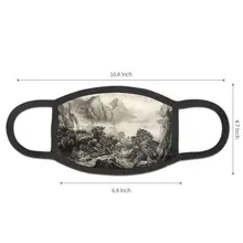NOISYDESIGNS унисекс Китайский ветер чернила пейзаж корабль Пылезащитная Маска Рот маска для лица Велоспорт Анти-пыль защитный чехол маски на заказ