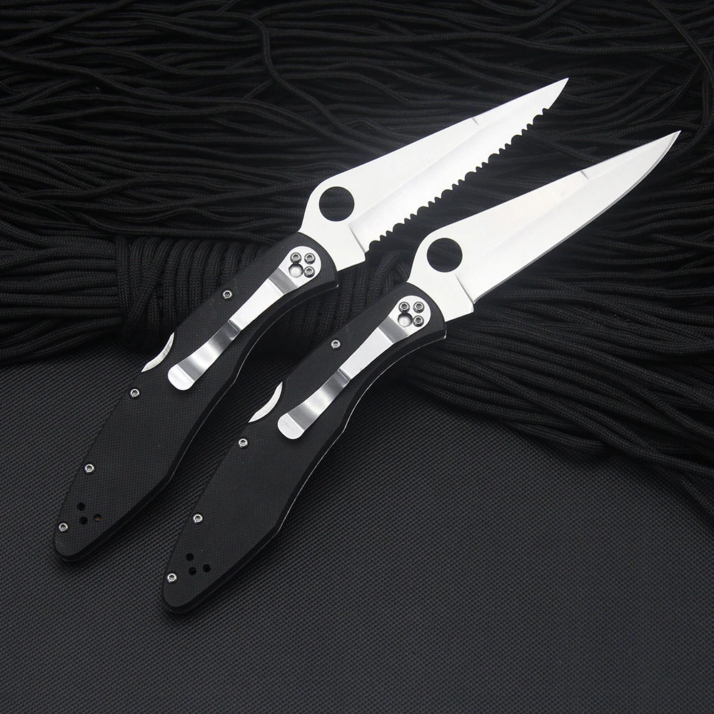 C07 Portable Folding Knife Multi-function Self-defense 8Cr13Mov Blade Steel/G10 Handle Outdoor Camping EDC Tools | Дом и сад