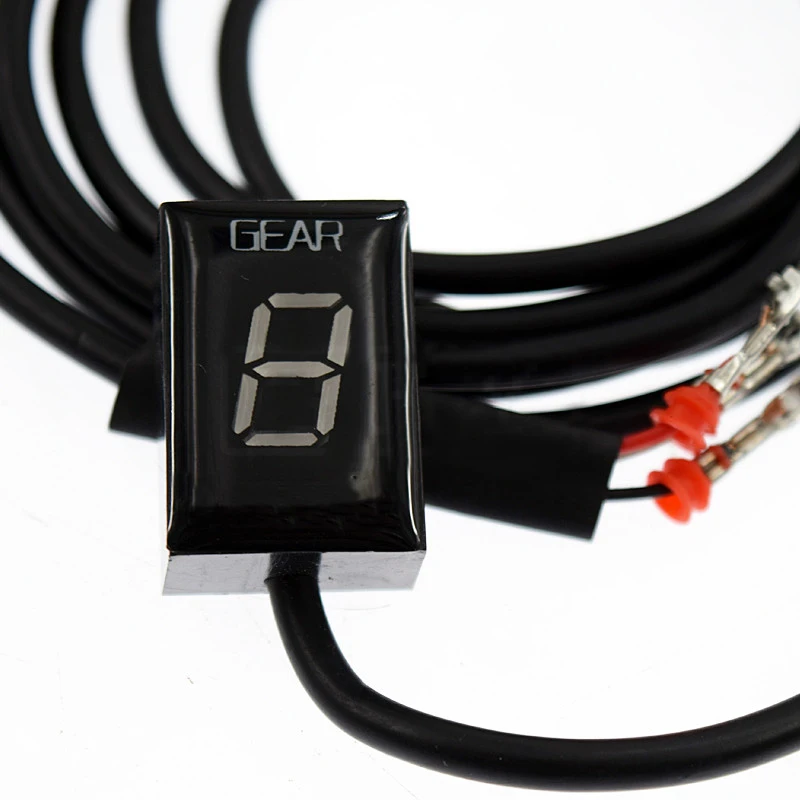 Motorcycle LCD Electronics 6 Speed 1 6 Level Gear Indicator Digital