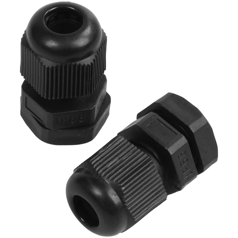 PG7 Nylon Waterproof Strain Relief Cord Grip Cable Gland 3.5-6 mm 50pcs cable gland strain relief bushing