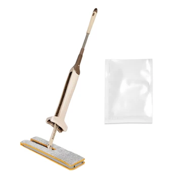 

1 Set 360 Degree Double Sided Non Hand Washing Flat Mop Cleaning Tools & 100Pcs/Lot Vacuum Bags for Food Vacuum Sealer