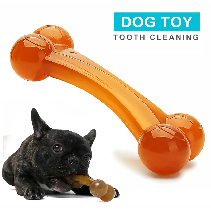 

Bone Shape Pet Chew Toy Safe Non-toxic Teeth Cleaning Antique Nylon Dogs Teeth Stick Deodorant Boring Prevention Dog Molar Toys