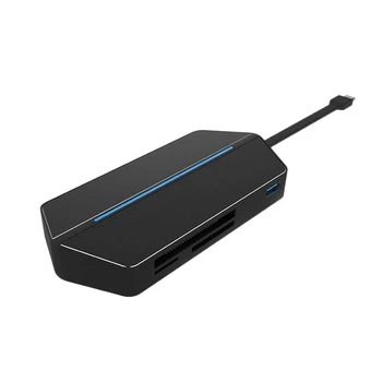 

USB C Hub, 8-In-1 Type C Hub withMI/VGA Port, USB 3.0/3.5mm Audio, CF/SD/TF Card Reader