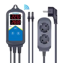 Inkbird-contrôleur de température Wi-Fi 306A, prise ue, Double prise pour Aquarium, réservoir d'eau avec sonde Double